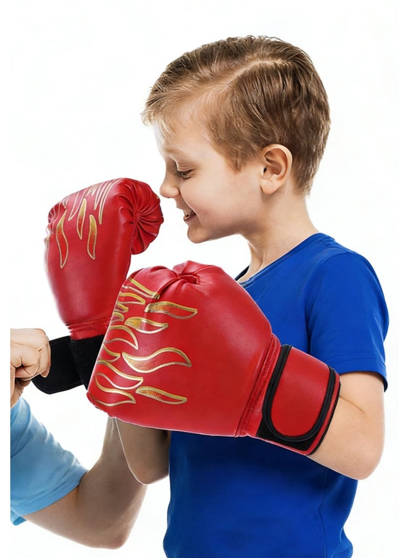 Boxing Gloves for Kids,6 OzTraining Punching Bag Mitts,Kid Boxing Gloves with Faux Leather & Wrap-Around Wrist Protection for Boys & Girls Ages 3-13 Years for MMA,Muay Thai,Martial Arts,Kickboxing - Image 5